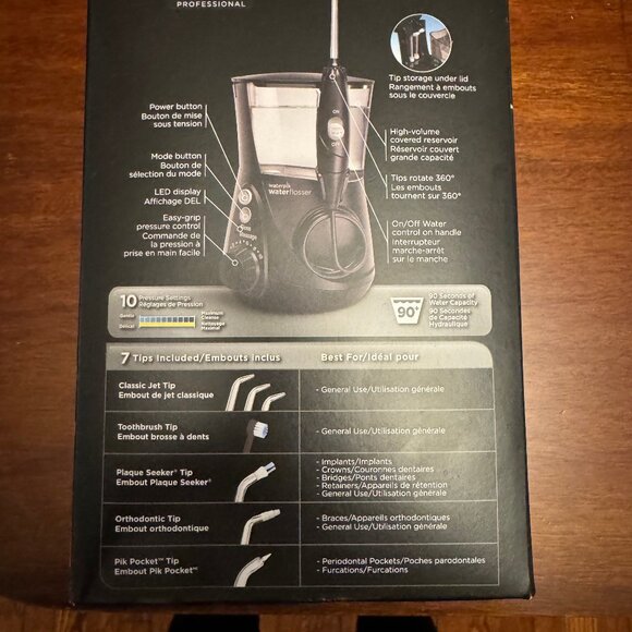 Waterpik "Aquarius Professional" Black "water flosser" ($45) - Picture 6 of 9